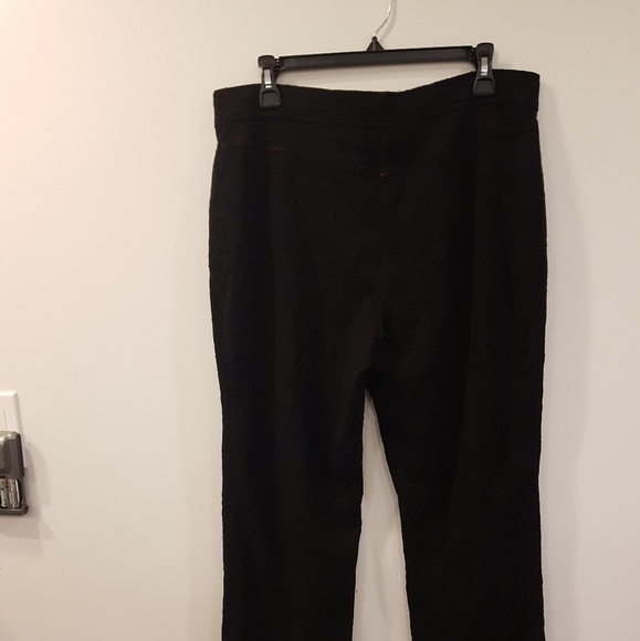 Vintage Joseph Ribkoff Black Lace Red Pants - Picture 4 of 8